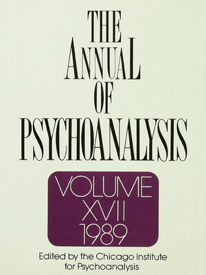 cover image of The Annual of Psychoanalysis, V. 17